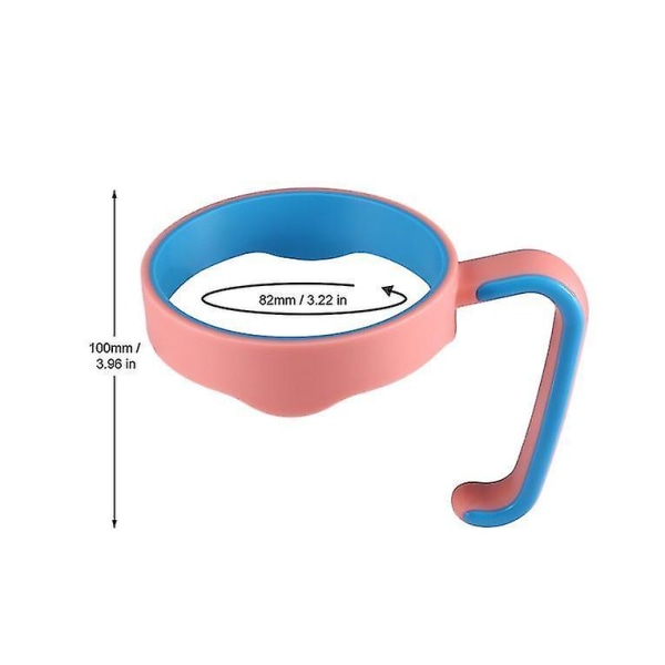 PP 20 Oz Bærekopphåndtak Yeti Kopp Mugg Rosa Blå BPA-fri