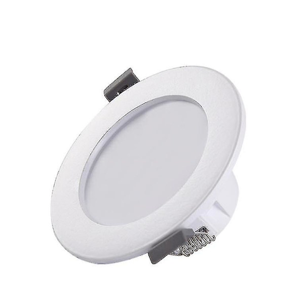 5 LED Baderomsspotlights, Ultra-flat IP44 25mm, 85mm, Hvit, Nedfelt Taklampe