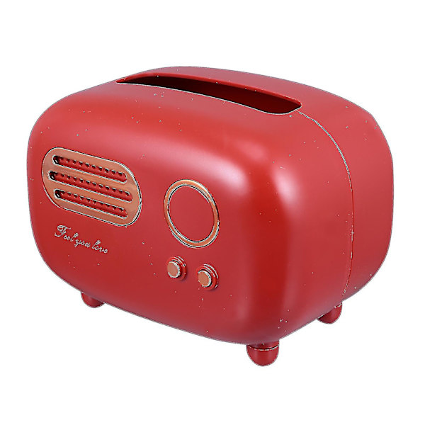 Retro Radio Model Vævsæske Servietæske Praktisk Mode Skrivebords Papirholder