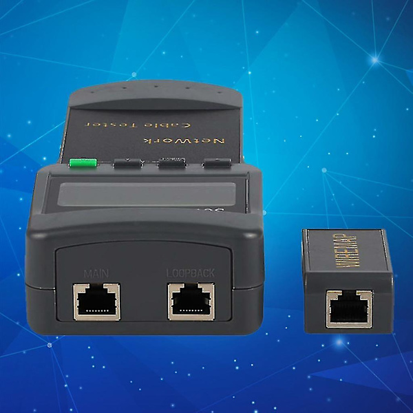 Sc8108 Bærbar LCD-skærm Netværkstester Meter Lan Telefonkabel Rj45 Cat5e Cat6 Længdetestværktøj