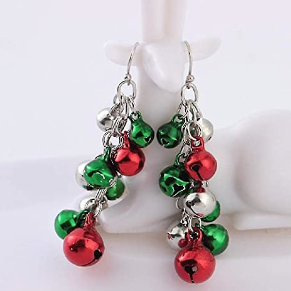 Juleklokker Ornament Dangle Øredobber for Kvinner