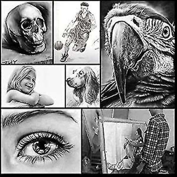 Piirustuslyijykynäsetti Taiteilijoille Taidetarvikkeet Grafiitti Pastellisetti
