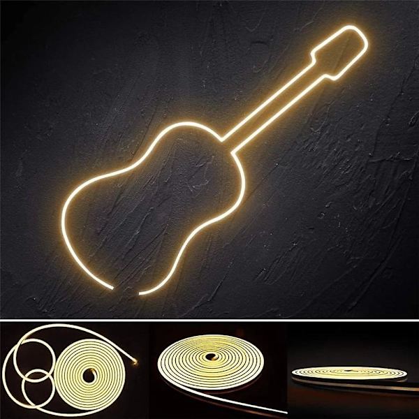 5m Neon Flexibel LED-remsa Vattentät Band 2835