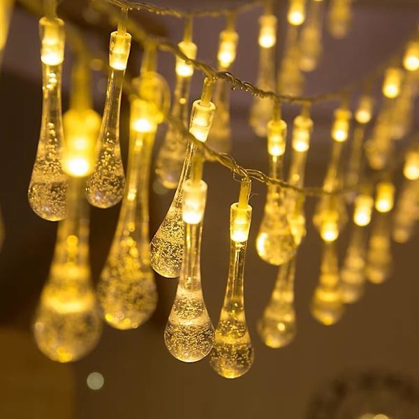 Ulkoilma Solar String Light 6.5m 30led Solar Bulb Fairy Lights