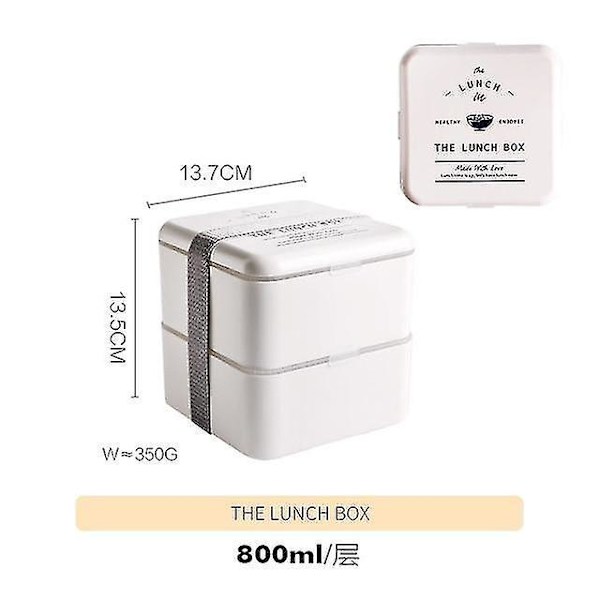 1400ml Japansk Mikrobølgeovn Madkasse Børn Plastik Bento