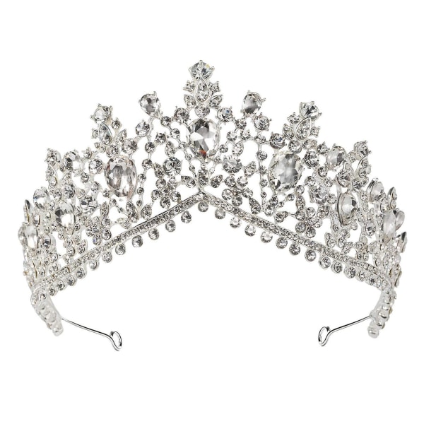 Smaragd Bröllop Tiara För Kvinnor, Brud Crown Princess Tiara Hårband, Kostymfest Tillbehör