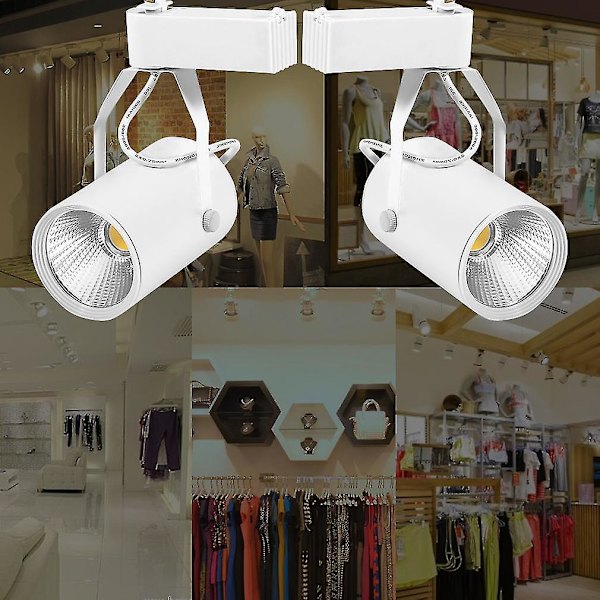 Ammattimainen tehokas LED-spotit raidevalaisin AC 85-265V