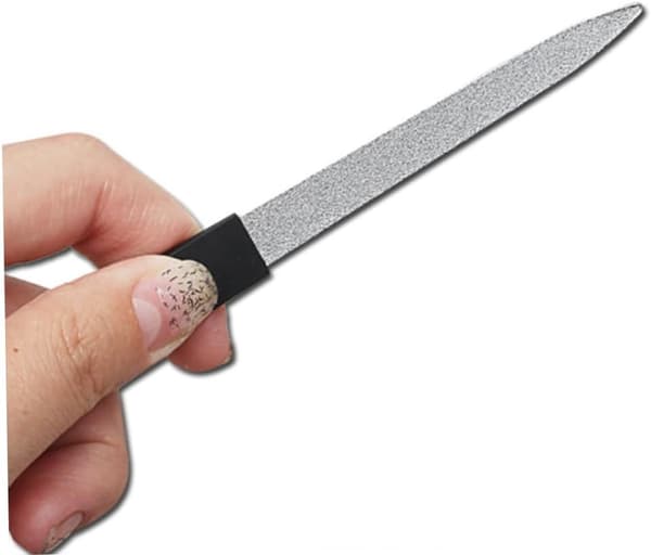 4 stk. negletilbehørssæt neglefile i rustfrit stål til kunst og manicure