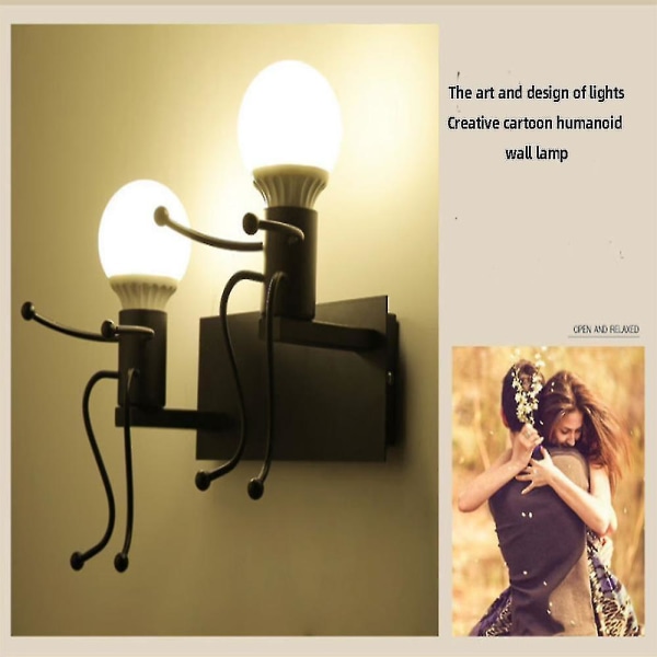 Mänsklig Kreativ LED Vägglampa för Inomhus