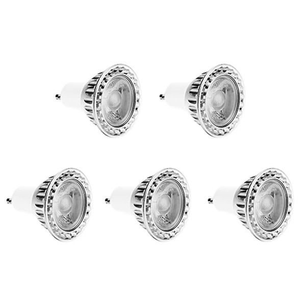 5 stk. 5W Dæmpbare GU10 COB 5W Halogen 95W CRI>80 3000K Varmt Hvid