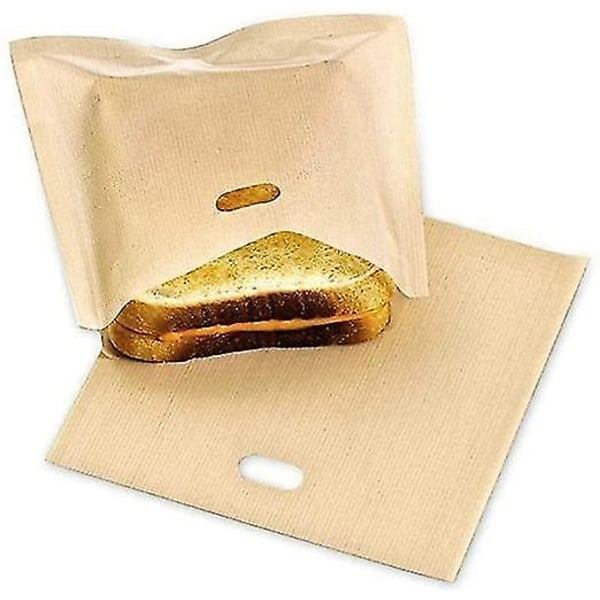 Genanvendelige Toastposer til Sandwich og Snacks - Non-stick Lommer