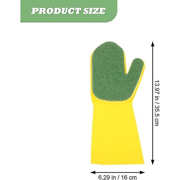 Diskglove Rengöringshandske med Svamp Diskglove Kökstillbehör