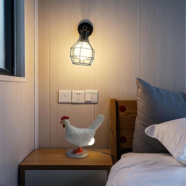 Hønelampe Morsom Høne som legger Egg Lys Led Høne Egg Lys