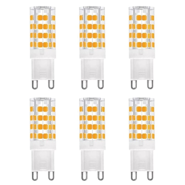 6 kpl LED-lamppua G9 Bi-Pin 4W AC220V 52 LED SMD2835