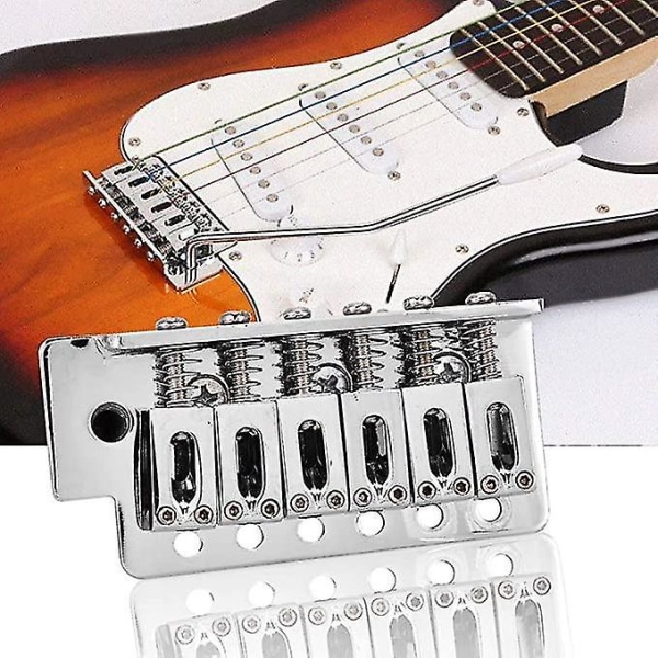 Elektrisk Gitarbro Tremolo Systemsett Metall Fast