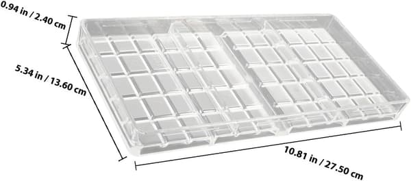 Sjokoladefremstillingssett Lett Non-Stick PE Multi-Grid Design Liten Sjokoladeform