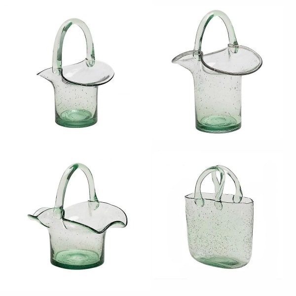 Svampformad Glasvas Aromaterapiflaska Hydroponisk Bord