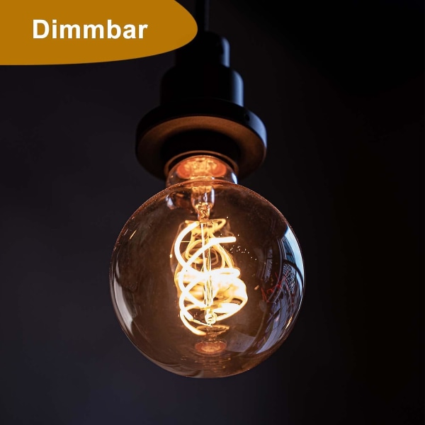 E27, E27 4w LED-lamppu, Retro-filamenttilappu, Ihanteellinen Nostalgiseen Ja Retro-valaistukseen
