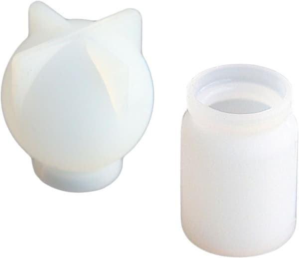 2 stk DIY drivflaske anheng silikonformer for å lage mikroflasker