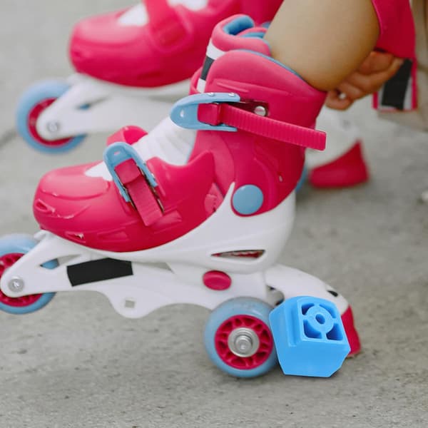 Rulleskøytebremsekloss for barn Sklisikker Inline Skate Erstatningsstopper Solid Gummi Sikkerhetsbremsetilbehør