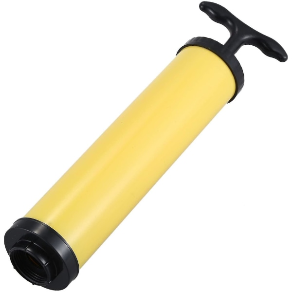 1 X tyhjiösäilytyspussi - Kodin lisävaruste - Käsipumppu (keltainen)