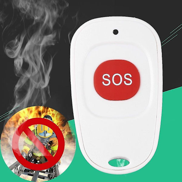 Portabel Trådlös SOS Nödknapp Hemlarmsystem