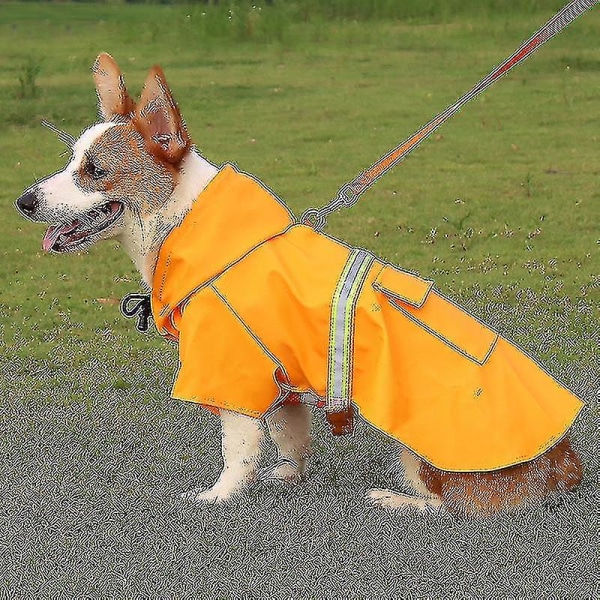 Husdjur Regnrockar för små hundar Reflekterande Vattentät Mode utomhus