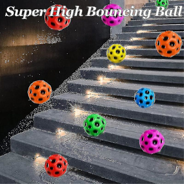Astro Jump Bolde, Rumtema Rubber Hoppebolde Til Børn 3pcs