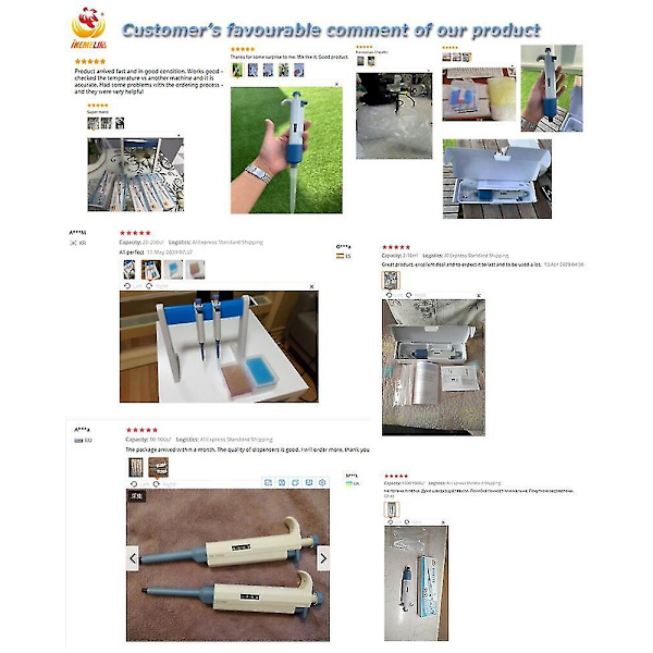 Mikro Digital Pipette Gun Enkeltkanals Pipettor Laboratoriumsmanual