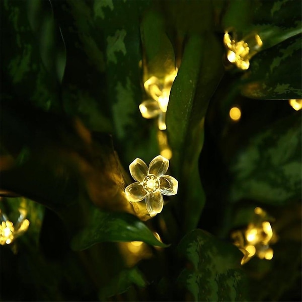 Solenergi LED hagelys 5m Cherry Blossom String Lights