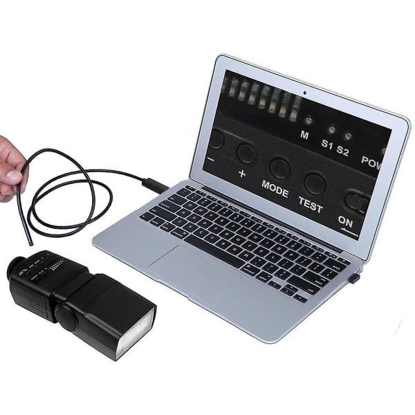 2-i-1 USB-endoskop 5,5 mm-kamera for Android 6 LED