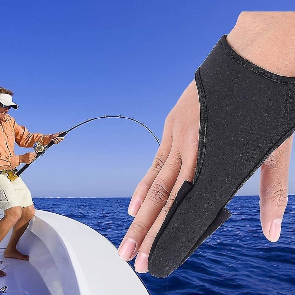 Enfingerhandskar Anti-halk Fish Glove Svart pekfingerskydd