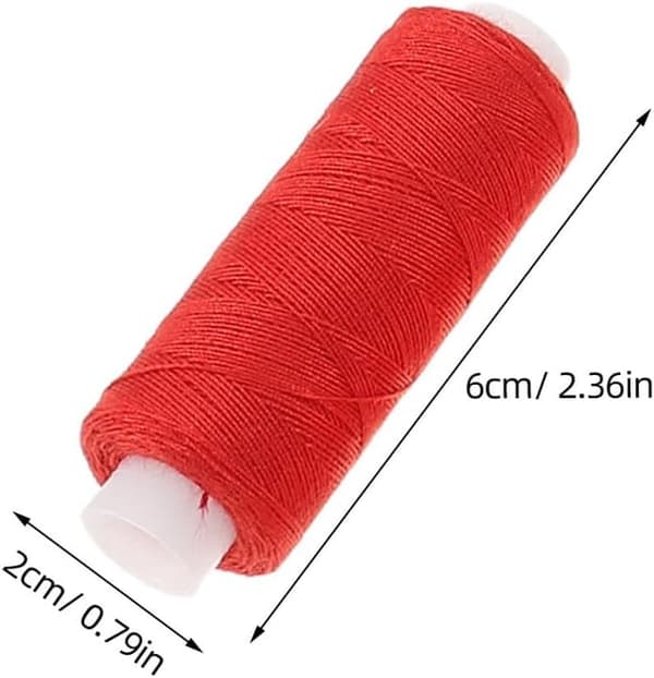 30 stk. polyester symaskintråd med ferdigviklede spoler, 250 yards hver