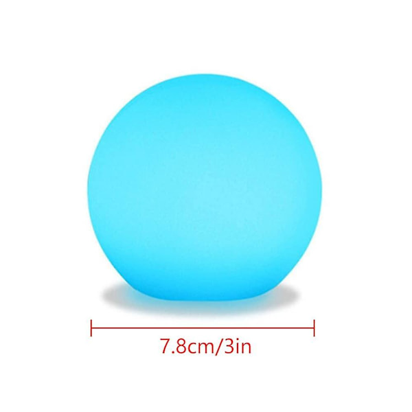 Flytende LED-lys for basseng, oppblåsbar ball, RGB-farge