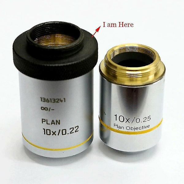 RMS til M25 M26 M27 M32 Mikroskop Objektiv Linse Adapter