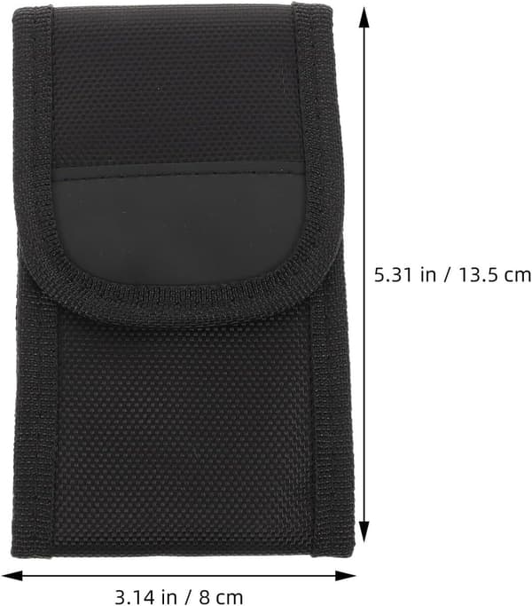 Golfavståndsmätare Bärväska Nylon Midjeväska Kompakt Resevänligt Utomhus Golftillbehör