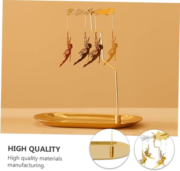 Drömalvbricka Vacker Ljushållare för Skrivbordsutsmyckning Ljusställ