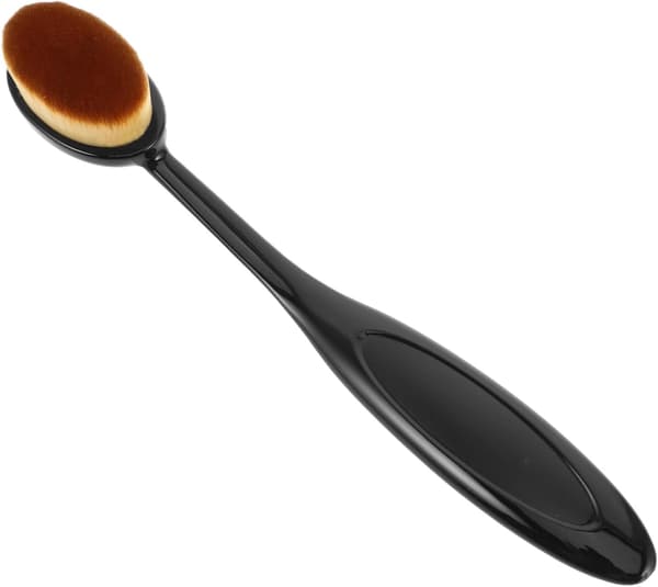Multifunktionel makeupbørste til pudderfoundation, blush, kunstfiberharpiks konturbørste