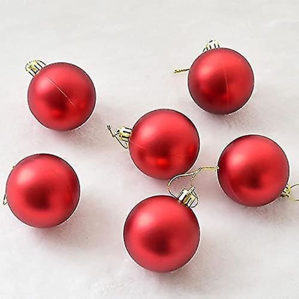 24 st 3 cm Vita Silver Julgransprydnader