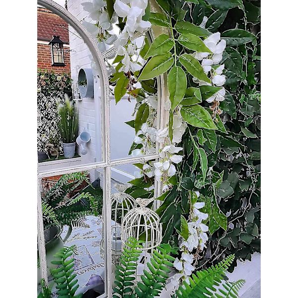 Konstgjord Wisteria-Ranka Konstgjorda Silkesblommor Girlander