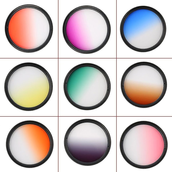 Universal 58mm Filter Circo Spegelobjektiv Gradient UV