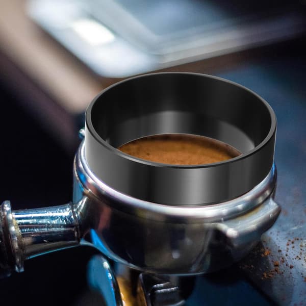 Magnetisk kaffedoseringsbeholder Doseringsring i rustfritt stål Større åpning Magnetisk
