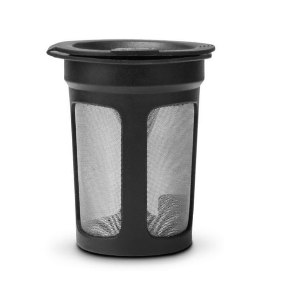 Genanvendeligt filter til te kaffe, permanent te-infuser, filter sort