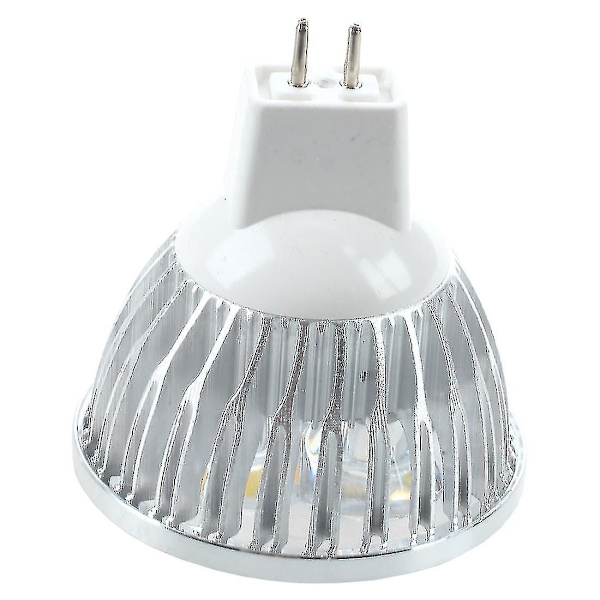 Mr16 Høj Effekt 4 LED Spotlights Spotlys Pære Lampe 3600k Varmt Hvidt 4w 12v Dc