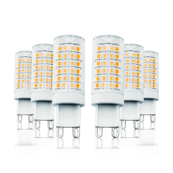 6 kpl 7W LED maissivalot G9 T 78 SMD 2835 lämmin valkoinen 110-13