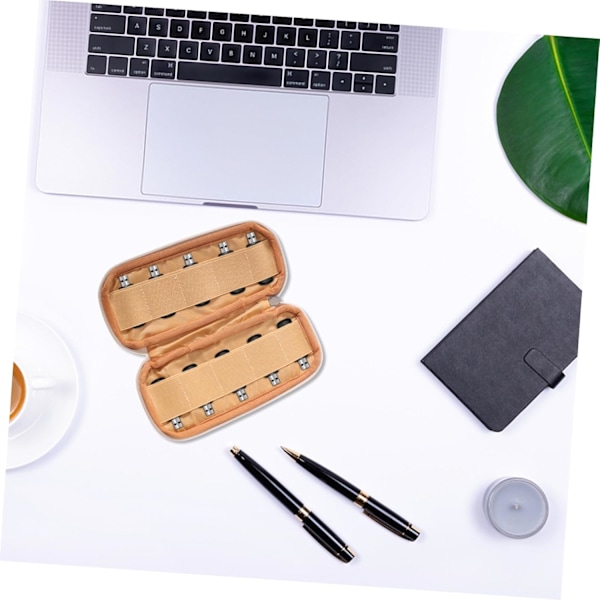 Liten Resväska USB-minne Organizer Fodral Robust U Disk Väska för Elektronik för Affärsresor
