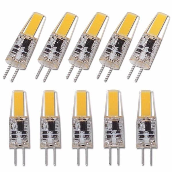 10 stk G4 LED Dæmpbar Pære AC/DC12-24V 2W 1505 COB