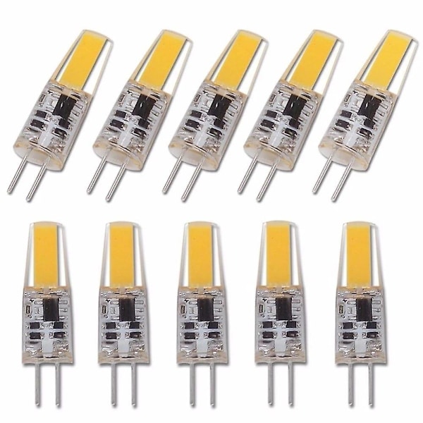 10 stk G4 LED Dæmpbar Pære AC/DC12-24V 2W 3W 1505 COB LED