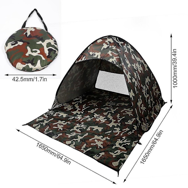 Ulkoilma 2-3 hengen nopea pop-up-rantatelttailu