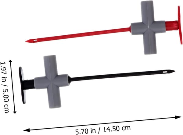 16 st testproberkit för spänningskretsmätare multimeterkablar krokodilklämmor för testkit